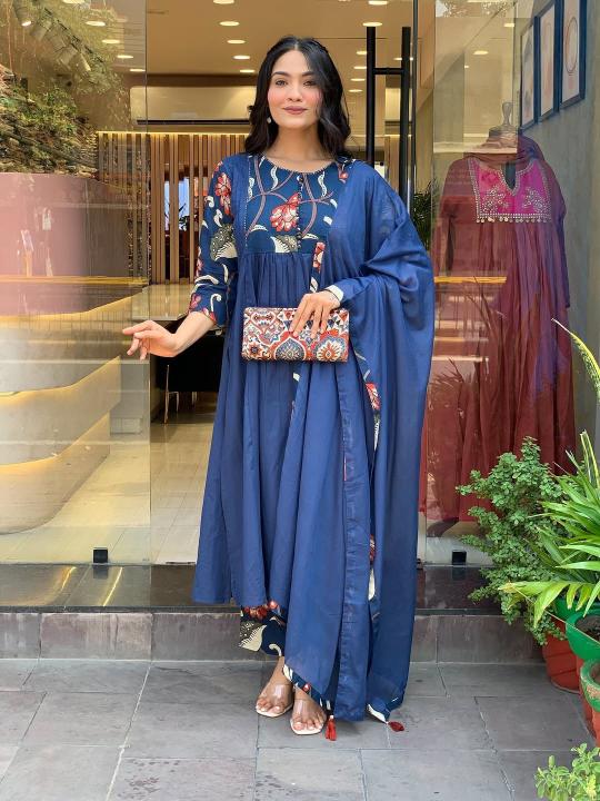 Jaipuri 3pcs blue wholesale kurtis public group facebook